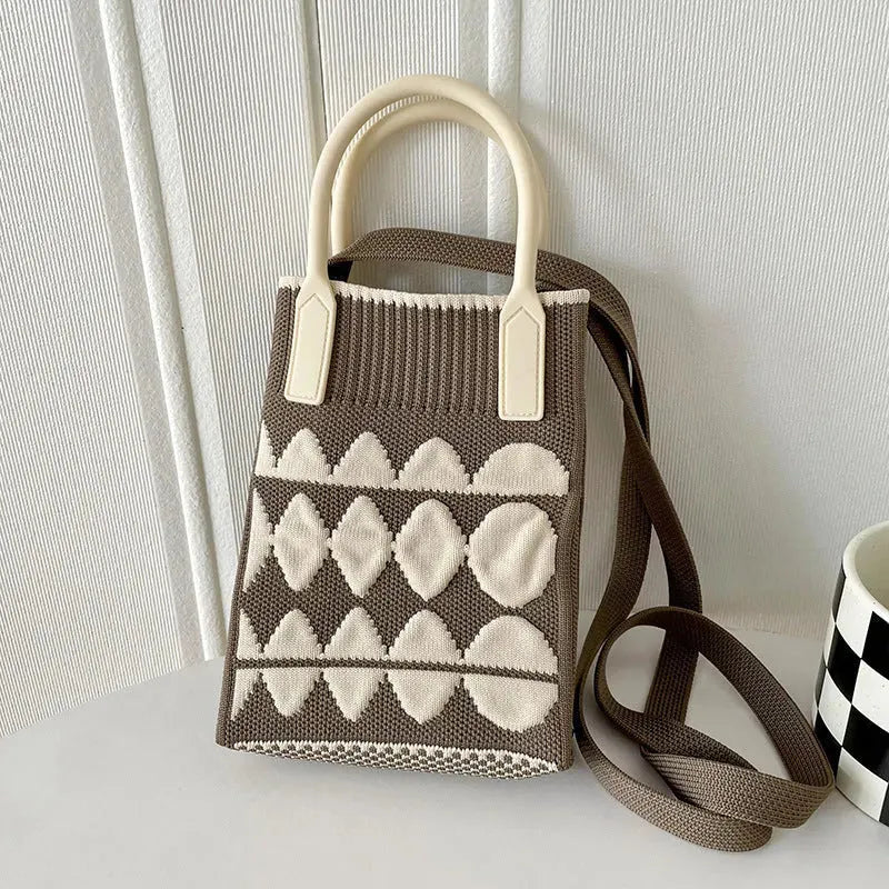 Love Mini Knit Shoulder Crossbody Bag - Bella Enchanté